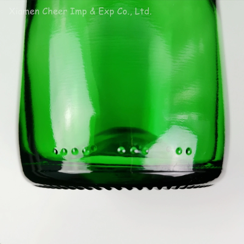 Emerald Green Color 750ml Glass Champagne Bottle