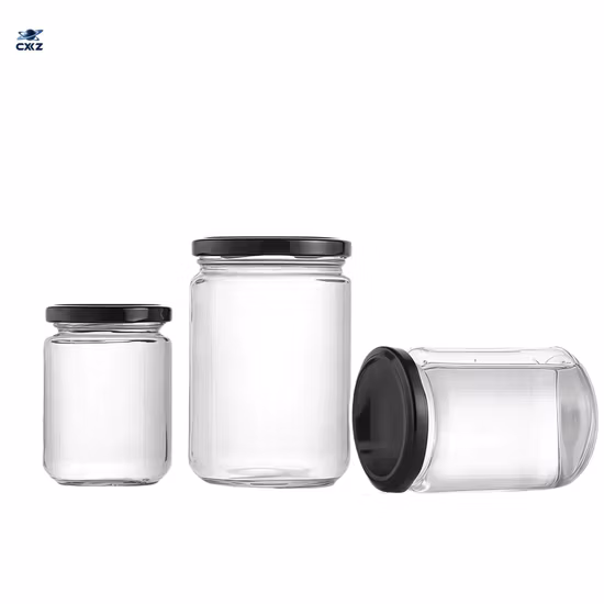 China Hexagon, Square, Round Glass Jar Manufacturer for Honey/Jam/Pickle/Coffee/Candle/Mason/Pudding/Yogurt/Tea//Grain/Pasta/Snack/Tea/Nuts/Kitchen Food Storage
