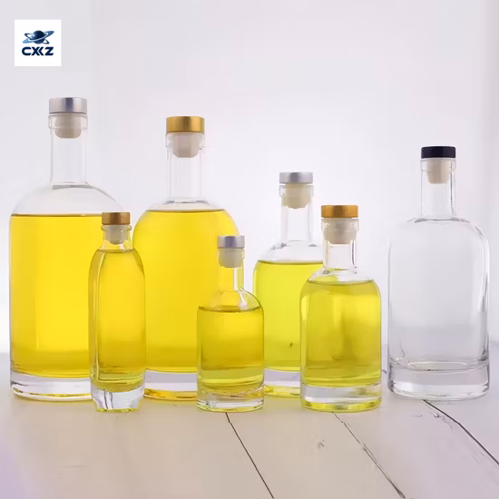 Transparent Ice Wine Glass Bottle, Frosted Fruit Wine Glass Bottle