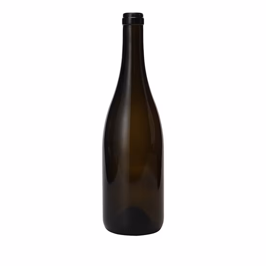 Empty 750ml Bordeaux Burgundy Clear Amber Glass Wine Bottle Wholesale Champagne Grape Red Wine Bottle