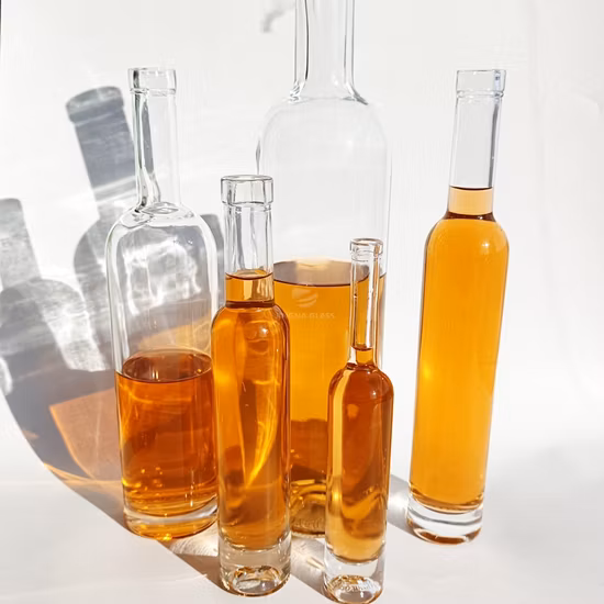 375ml Liquor Bottle Ice Wine Glass Bottle Tall Beverage Bottle