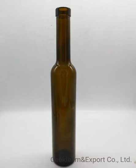 375ml 500ml Green Amber Transparent Ice Wine Bottle Beverage Glass Bottle Fruit Wine Bottle