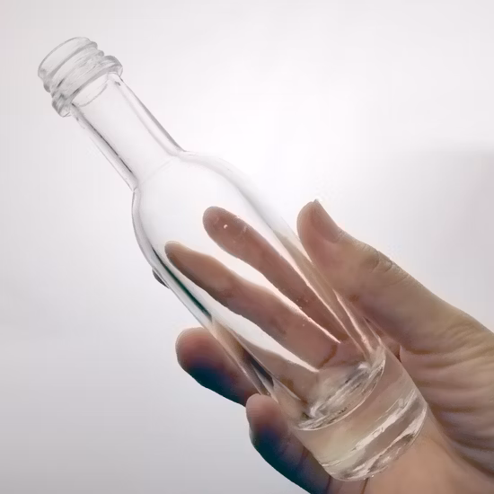 Mini Round Shape Glass Bottle Supplier 100ml 200ml 250ml 500ml 700ml 1000ml Heavy Cork Top Lagrge Wine Whiskey Brandy Tequila Gin Bottle with Cork