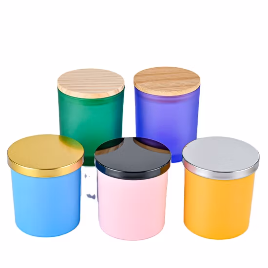 100ml/120ml/8oz Wholesale Bulk Black Glass Luxury Candle Jars